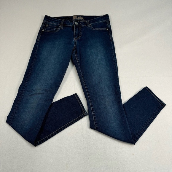 Kut From The Kloth Viv Toothpick Skinny Jeans Womens Size 6 Dark Blue Low Rise - Picture 1 of 14